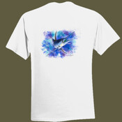 Eating the Bait on Back of Tee