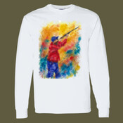 sporting clay shooter Back of tee